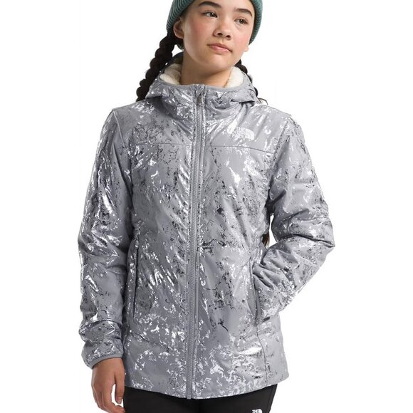 North Face !!Reversible!! Girls Medium Winter Coat - Picture 1 of 14